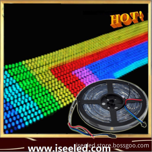 DMX RGB Flexible addressable led strip 12v